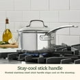 thumbnail image 6 of Cuisinart Advantage Pro Series 2.5 Qt Stainless Steel Saucepan with Tempered Glass Lid, 6 of 11