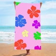 thumbnail image 1 of Camisones sin mangas con estampado de verano para mujer, batas de baño, toallas de playa, batas de poliéster, 1 of 4