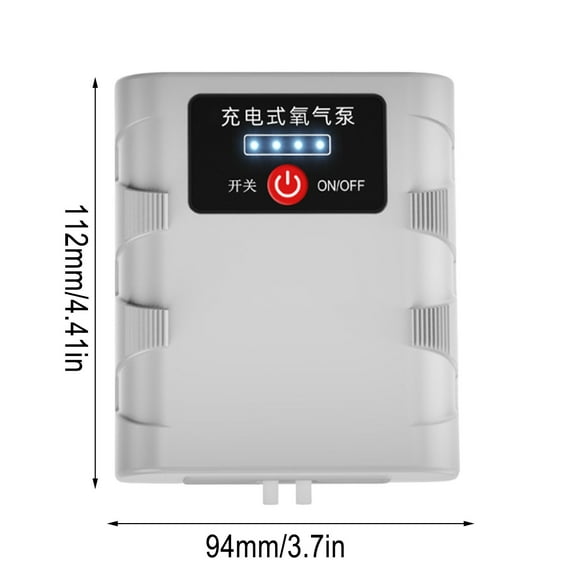 ​USB Rechargeable Lithium Aerator Pump - Compact 48-Hour Oxygen System for Fish Tanks & Fishing Boxes​