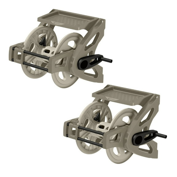 Suncast 175' Wall Mount Hose Reel, Taupe, WTS175