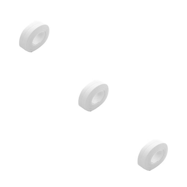 Ounissouiy Cinta de sellado de pared para bañera, cinta de sellado para baño, borde de pared de baño de cocina, adhesivo de sellado de PVC Type1 NO1