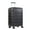Black, variant on MCQ 20 inch Carry on Luggage, Hard Shell ABS Suitcase with Double Spinner Wheels, Lightweight Expandable Rolling Suit Case with TSA Lock, Black