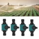 thumbnail image 1 of Ajuste de la Manguera de Agua, Conector de la Manguera de Jardín de 4 Piezas Resistente a la Corrosión Reemplazo de Doble Cabeza para Invernadero, 1 of 7