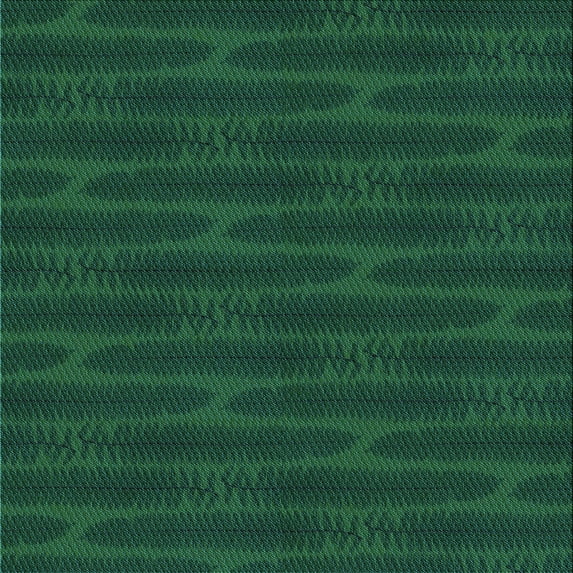 Ahgly Company Machine Washable Indoor Square Transitional Deep Emerald Green Area Rugs, 8' Square