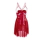 thumbnail image 3 of Gibobby Tangas de mujer sexy para sexo Día de San Valentín Camisón sexy de encaje para mujer Resbalón en la que incluye los pantalones de la secuencia de G(Rojo, XXL), 3 of 5