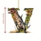 thumbnail image 2 of ¡Ahorra con Ofertas!, Colgante acrílico navideño con forma de dinosaurio y 26 letras Akmoler, 2 of 9