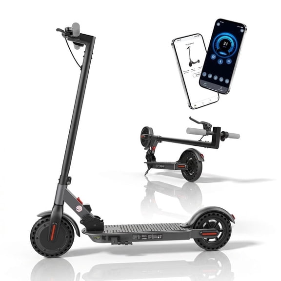 Electric Scooter for Adults,500W Peak Motor Foldable E-Scooter,36V 7.8Ah Battery,15-21 Miles Range,21MPH
