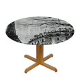 thumbnail image 3 of Orinice Detailed Drawing Modern European Ink Painting Round Table Cover Stain Resistant Washable Perfect for Indoor Outdoor Tablecloth Kitchen Dining Wedding Parties 100% Polyester Fiber 31-35, 3 of 8