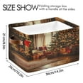 thumbnail image 4 of Square Storage Basket 14.2*10.2*8.3 Inch One Sizex1 Shelf Basket Open Home Storage Bins Bedroom Storage Basket Closet Storage Stylish Decor Christmas Fireplace Picture, 4 of 9