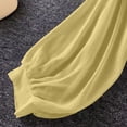 thumbnail image 6 of Ladies' Floral Print Long Sleeve Cardigan Sweater Pullover Loose Fit Lightweight Knit Spring Summer Vacation Beach Cover Up | CSEONE,Yellow L, 6 of 9