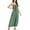 Green, variant on Tumotour Summer Maxi Dress For Women'S Crew Neck Shoulder Strap Sleeveless Sundress A-Line Dress Backless T-Shirt Dress