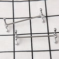 thumbnail image 5 of Ensemble de 6 Baguettes en Acier Inoxydable pour Cuillères, Fourchettes, Couteaux, Support en Métal pour Décoration de Table (Argent), 5 of 5