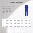 thumbnail image 7 of renvena Elderly Anti-strip Adaptive Clothing Alzheimers Nursing Jumpsuit Long Sleeve Special Need Romper Pink XL, 7 of 7