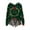 Dark Green, variant on Women's Knit Sweater Pullover Hooded Sweatshirt with Christmas Print, Cute and Comfortable, Perfect for Fall and Winter Casual Wear and Holiday Festivities,Army Green,L