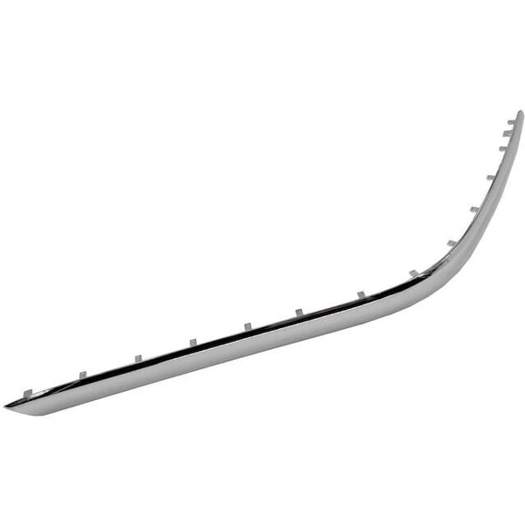 Rear Left Driver Side Chrome Bumper Trim Molding - Compatible with 2010 - 2012 Mercedes-Benz GLK350 2011