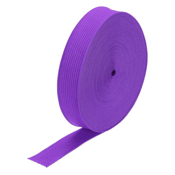 Elastic Bands for Sewing 0.8" 10 Yard Lavender Purple Knit Elastic Spool for Wigs, Waistband, Pants