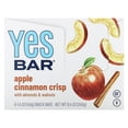 thumbnail image 2 of Yes Bar - Apple Cinnamon Crisp – Plant Based Protein, Decadent Snack Bar – Vegan, Paleo, Gluten Free, Dairy Free, Low Sugar, Healthy Snack, Breakfast, Low Carb, Keto Friendly (Pack of 6), 2 of 6