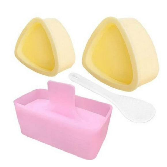 Onigiri Mold, 3 Pack Rice Mold, Classic Triangle Rice Ball Mold Maker Sushi Mold for Kids Lunch Bento