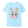 thumbnail image 4 of Hihipz Toddler Boy's Easter T Shirt Short Sleeve Colorful Graphic Crew Neck Tee Tops Soft Comfortable Daily Tshirt,Sizes 1-2, 4 of 4