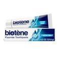 thumbnail image 3 of (6 pack) Biotene Original Sugar Free Fluoride Toothpaste for Dry Mouth, Fresh Mint, 4.3 Oz, 3 of 11