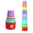 thumbnail image 1 of Stacking Cup Puzzle Toy Set Stackable High Cup Game For Kids Educational Play Plastic, 1 of 7