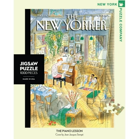 New York Puzzle Company - New Yorker The Piano Lesson - 1000 Piece Jigsaw