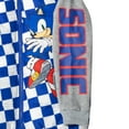thumbnail image 3 of SEGA Sonic The Hedgehog Little Boys Zip Up Vest 2fer Jacket Little Kid to Big Kid, 3 of 5