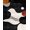 Black, Pattern 11, variant on Design&I 8'x10' Washable Area Rug Snag-Free Farmhouse Abstract Brushstroke Boho Moden Tapetes Para Sala Large for Dining Room, Office, Lounge