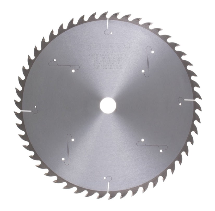 12in x 50 teeth x 1" arbor Tenryu Carbide Tipped, Radial Arm/Miter Saw