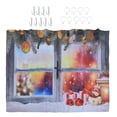 thumbnail image 1 of Cortina De Ventana, Cortina De Navidad Para El Hogar, Parasol Impermeable De Invierno Con Ganchos Para Terraza Para Balcón ANGGREK Otros, 1 of 8