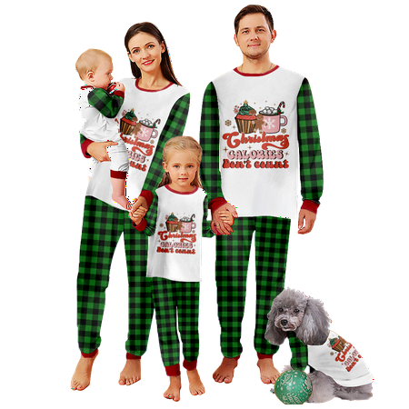 

Family Christmas Pajamas Set for Family Xmas Jammies for Men Women Kids Xmas Clothes