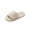 18#Beige, variant on Linen Slide Sandal for Women Stylish Bling Sparkle Sequins Slipper Open Toe Flat Sandal Memory Foam Bedroom House Slipper