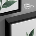 thumbnail image 4 of wall26 Framed Canvas Print Wall Art Set Tropical Jungle Island Green Plants Nature Wilderness Photography Modern Art Bohemian Decorative for Living Room, Bedroom, Office - 24"x36"x3 Black, 4 of 5