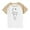 E026-Beige, variant on Girls Fashion Raglan Sleeve Short Sleeve T-Shirt, Summer Children Cute Print Pattern Round Neck Casual Comfortable Shirt