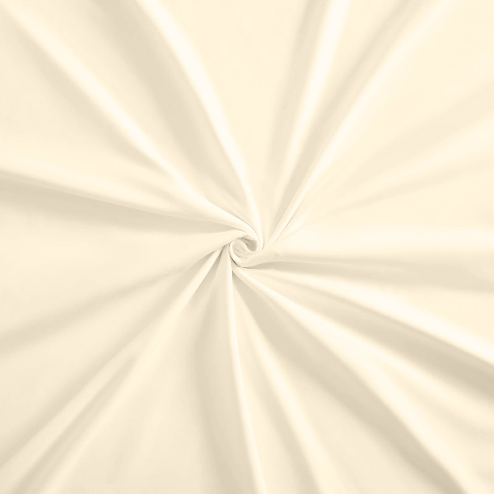 Delara Organic Cotton Percale California King Fitted Sheet, 400 TC GOTS Certified, Soft Moisture-Wicking Breathable, Ivory 72"x84" 17" Deep