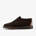 thumbnail image 3 of Clarks Originals Men's Desert Dark Brown Suede Shoes 26178477, 3 of 6