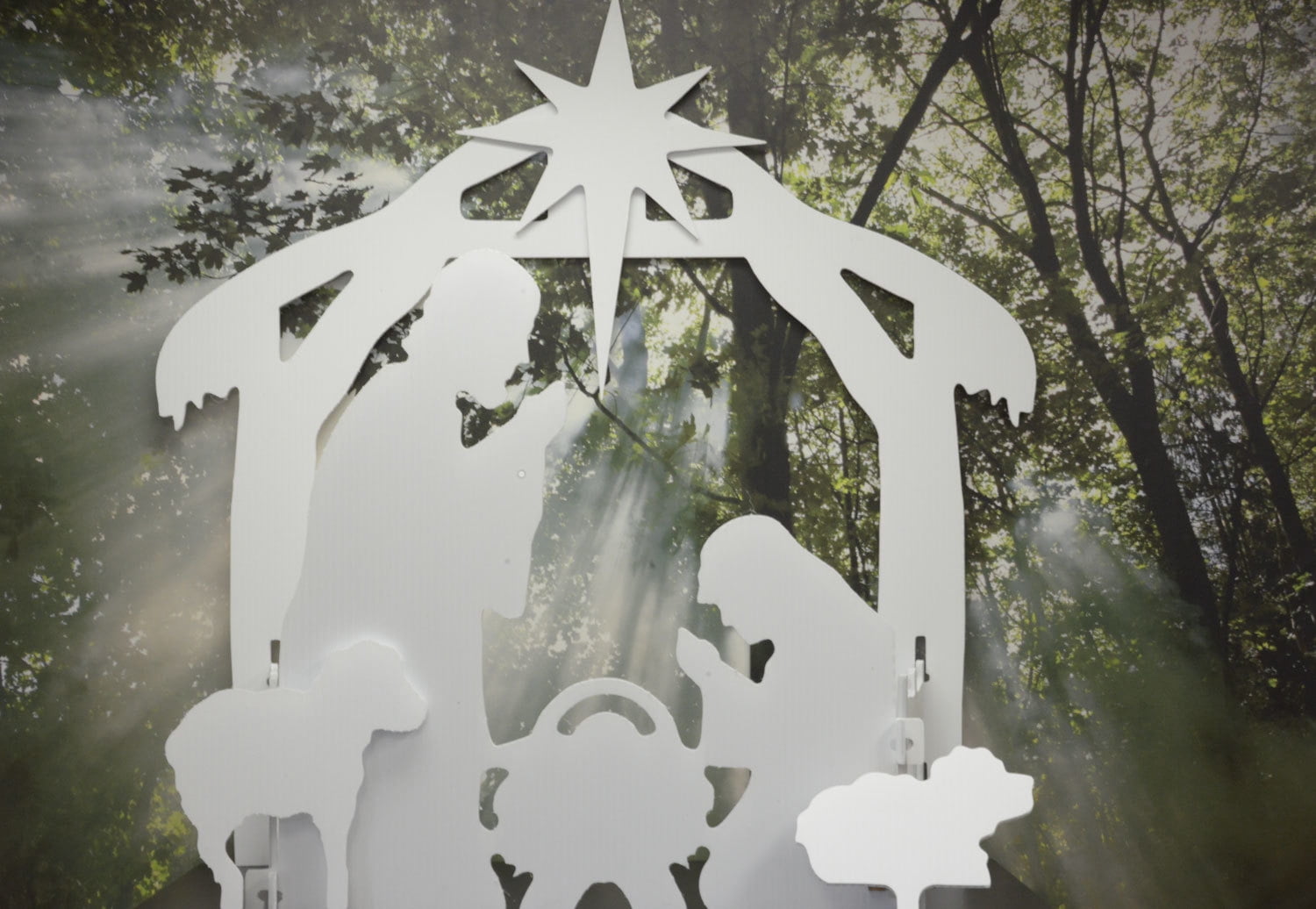 Outdoor Nativity Scene