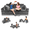 Gray, variant on Modular Kids Play Couch, 12Pcs Kids Sofa for Playroom Bedroom Living Rooms Toddler Sofa for Inspiring Child Creativity, Children Creative Convertible Foam Sofa, Blue