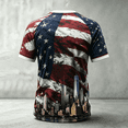 thumbnail image 3 of 2026 USA Soccer Jersey Shirts for Men, Men's USA Soccer Graphic T-Shirt, Patriotic American Flag Sports Jersey, Short Sleeve Athletic Tee, 3 of 4