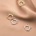 thumbnail image 3 of QQTDFG 925 Sterling Silver Cat Huggie Hinged Hoop Earrings A4055-Silver, 3 of 8