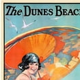 thumbnail image 4 of 24" x 36" Dunes Beaches c1920s Vintage Travel Poster Wall Art, 4 of 4