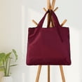 thumbnail image 5 of Bolsa plegable de gran capacidad, bolsa de almacenamiento para compras de supermercado, bolsa de tela Oxford impermeable, bolsa de protección del medio ambiente de color sólido, 5 of 5