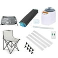 thumbnail image 6 of JOMEED 35 x 35 Inch Portable Zip Sauna w/Chair for Home Relaxation, Black, 6 of 11