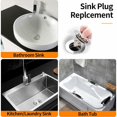 thumbnail image 2 of Universal Pop Up Basin Drain with Anti-Clogging Filter, Kitchen Sink Drain (34-38mm)，, 2 of 5