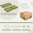 thumbnail image 4 of Kimunuk Indoor Outdoor All Weather 3-Piece Patio Loveseat and Chair Seat Cushion Set, Light Green, 4 of 6