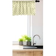 thumbnail image 3 of Ambesonne Abstract Window Valance, Energetic Geometric Shapes, 54" X 18", Pastel Yellow Pale Grey, 3 of 3