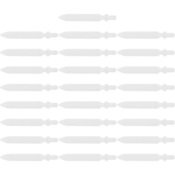 Lhio 25 Pcs Decor Clear Replacement Pen Marker Nibs Replaceable Maker Points