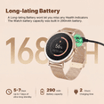 thumbnail image 2 of Smart Watch for Women Android/iPhone Devices, IP68 Waterproof Fitness Tracker with Bluetooth Answer/Make Calls, Activity Pedometer/100+ Sports Modes, Perfect Gift, 2 of 13