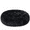 Black, variant on Exclusivo Mezcla Calming Donut Pet Bed for Small Dogs 20", Anti-Anxiety Plush Cozy Warming Dog Bed, Pink Rainbow