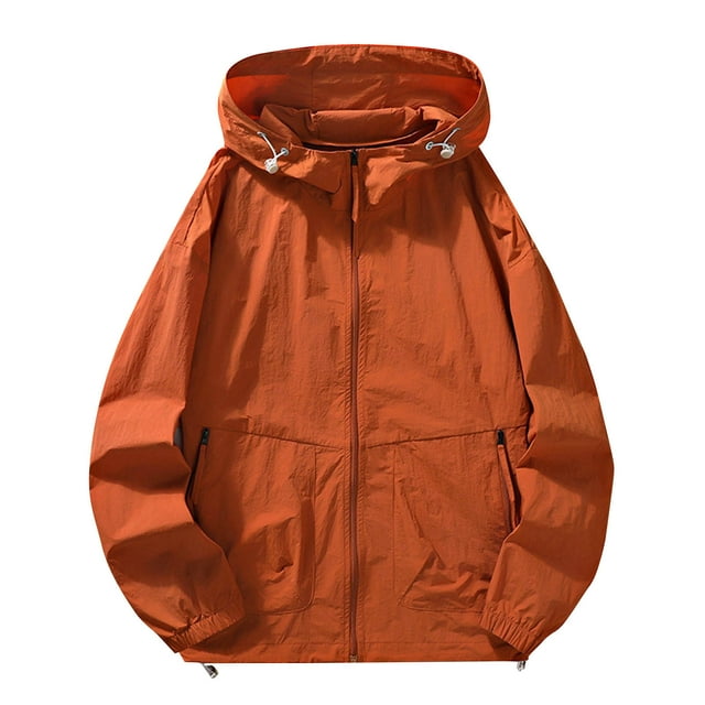 Men's Lightweight Summer Sun Protection Jacket Made from Breathable Ice Thread Fabric, Perfect for Outdoor Activities Like Running and Hiking, Provides UV Defense